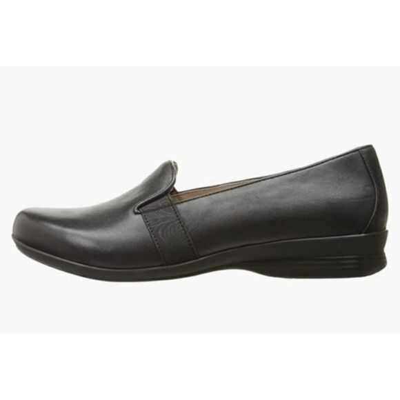 Dansko Addy Black Nappa Leather Smoking Loafer42 - Picture 1 of 10